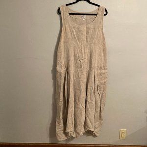 XL Linen Shift Dress
